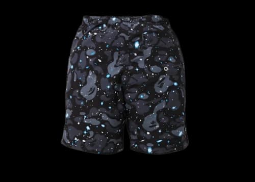 BAPE Space Camo Beach Shorts (SS20) Black