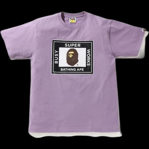 BAPE Super Busy Works Tee Purple
