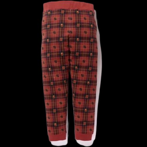 BAPE Undefeated Check Slim Sweat Pants Pants Red