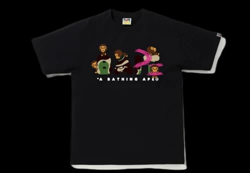 BAPE x BAIT x Funko Figure Tee Black
