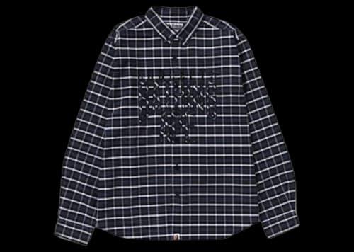 BAPE x Concepts Oxford Check BD Shirt Black
