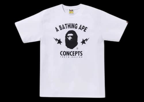 BAPE x Concepts Tee White