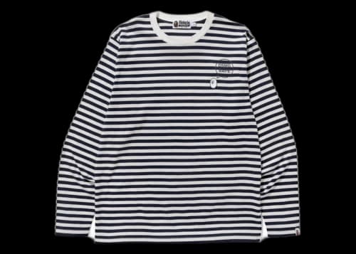 BAPE x DSM Hoop L/S Tee Navy