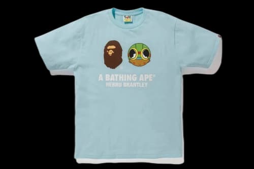 BAPE x Hebru Brantley 4 Tee Light Blue