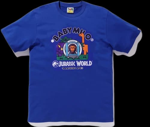 BAPE x Jurassic World Baby Milo Gyrosphere Tee Blue