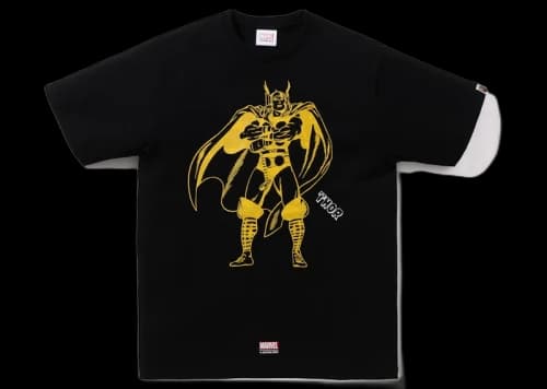 BAPE x Marvel Comics Thor T-Shirt Black