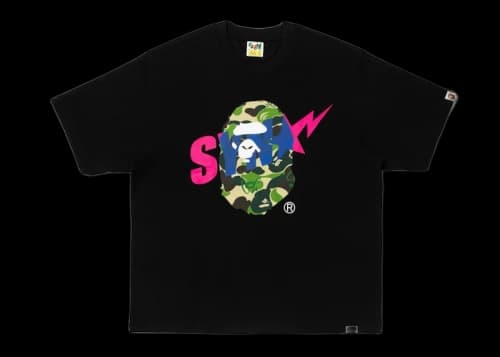 BAPE x Syna World Graphic Tee Black