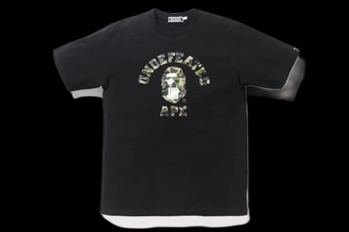 BAPE X Undefeated ABC College Tee Black/Green