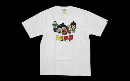 BAPE Dragon Ball Z Fighters Tee White