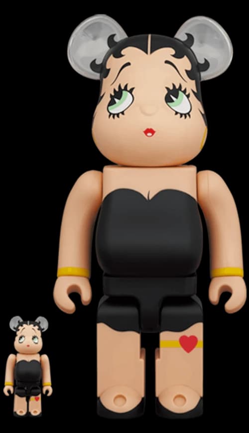 Bearbrick Betty Boop (TM) 100% & 400% Set Black Ver.