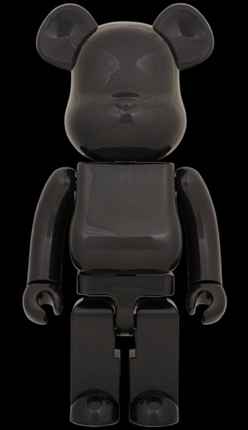 Bearbrick Dry Carbon 1000% Black
