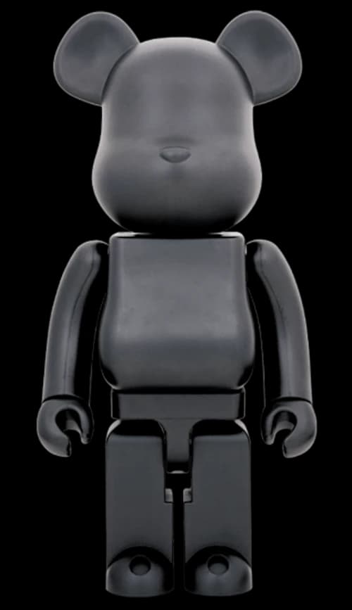 Bearbrick Dry Carbon Plain Weave 1000% Black