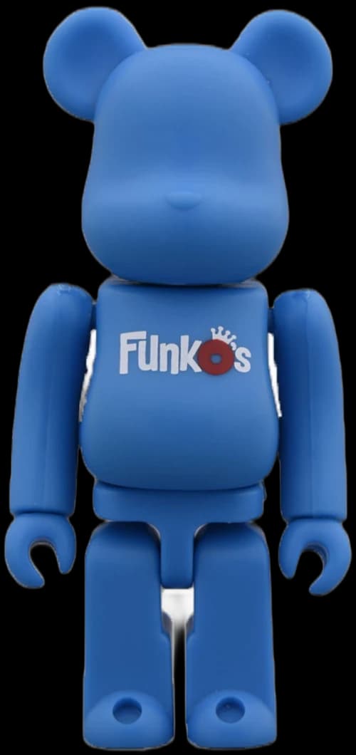 Bearbrick Funko x Medicom Toy 100% Blue