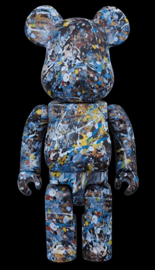 Bearbrick Jackson Pollock Studio 400% Multi