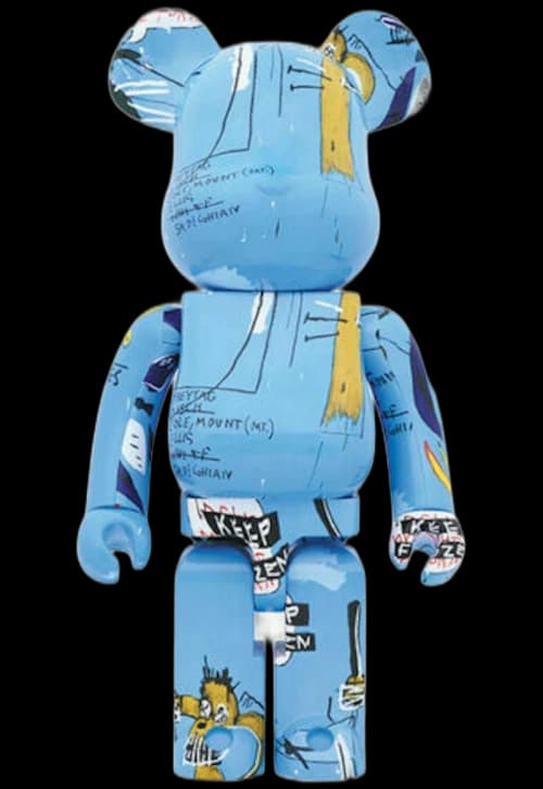 Bearbrick Jean-Michel Basquiat #4 1000% Blue