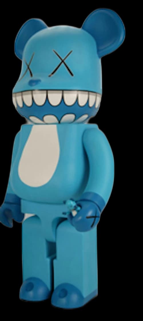 Bearbrick Kaws Chomper 1000% Blue