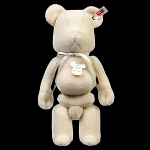 Bearbrick Medicom x Steiff White 400% White