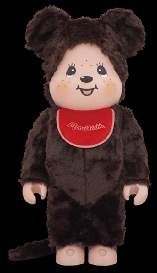 Bearbrick Monchhichi 1000% Brown