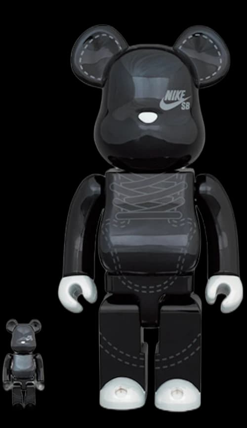 Bearbrick NIKE SB 2020 100% & 400% Set Black