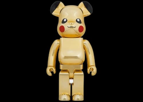 Bearbrick Pikachu 1000% Gold Chrome Ver.