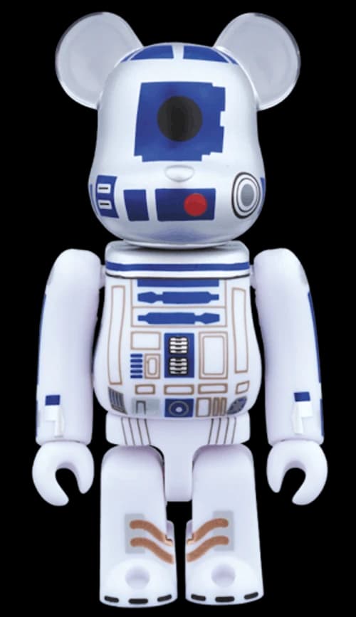 Bearbrick R2-D2 (40th Anniversary Ver.) 100% White