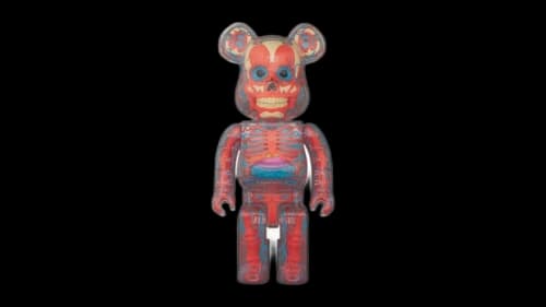 Bearbrick THE HUMAN BEAR ORANGE VARIANT Ver. 400% Orange