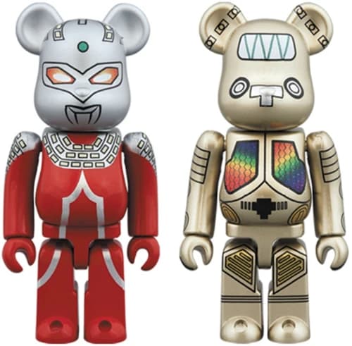 Bearbrick Ultra Seven & King Joe 100% (set of 2) Multi