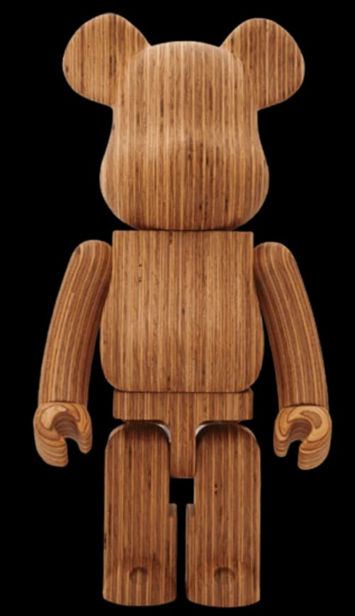 Bearbrick World Wide Tour 2 Karimoku 1000% Wood