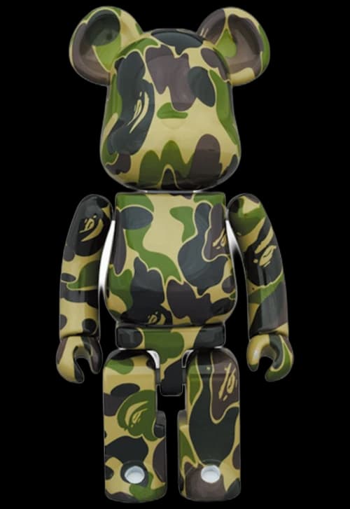 Bearbrick x BAPE Camo 200% Green