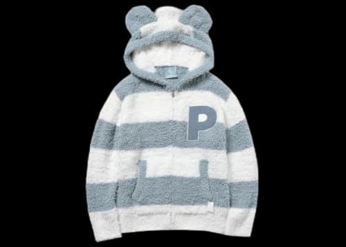Bearbrick x Gelato Striped Hoodie Mint