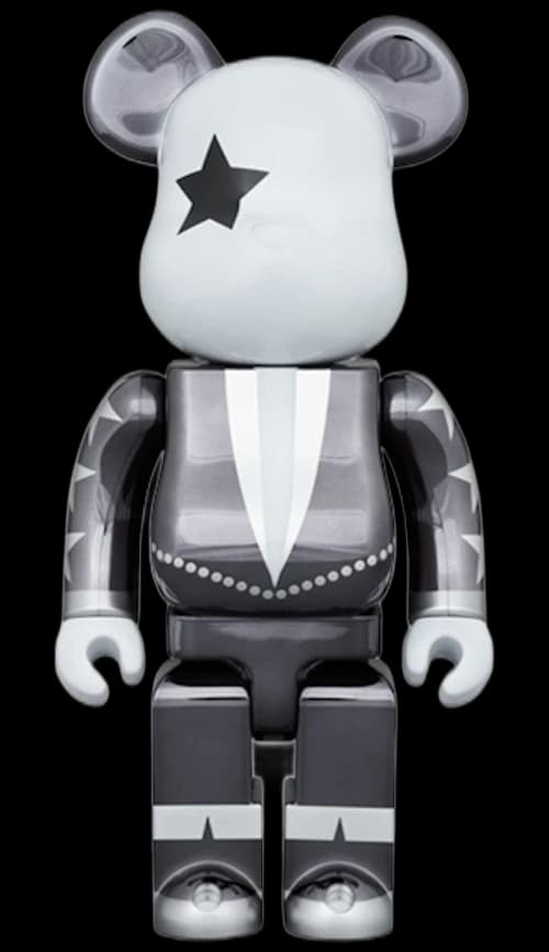 Bearbrick x KISS Star Child 1000% Chrome Ver.