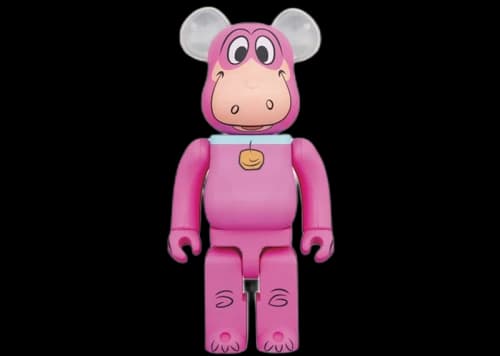 Bearbrick x The Flintstones Dino 1000% Pink