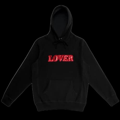Bianca Chandon Sequin Lover Pullover Hood Black