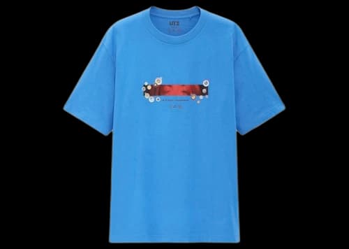 Billie Eilish Eyes T-Shirt (Japanese Mens Sizing) Blue