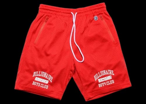 Billionaire Boys Club Junior Varsity Shorts Red