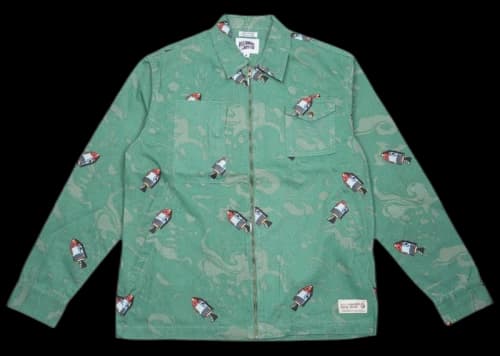 Billionaire Boys Club Space Woven Shirt Green