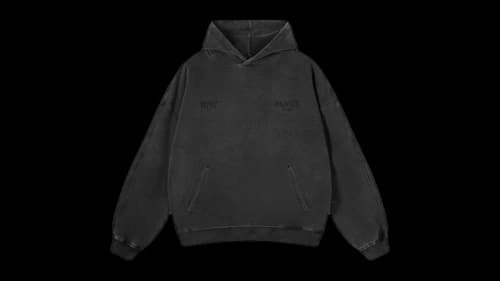 Blvck x UFC Acid Wash Hoodie Grey