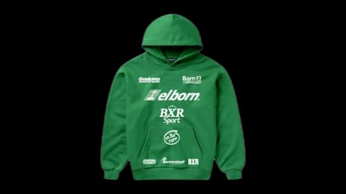 Born X Raised Billboard Hoodie Kelly Green
