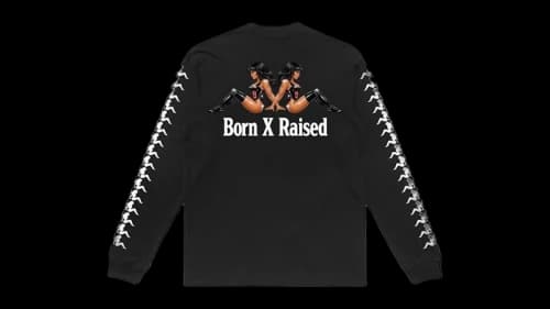 Born X Raised Double Trouble Longsleeve Black