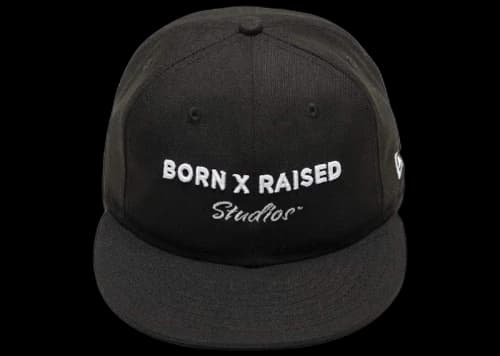 Born X Raised Studios Dad Hat Black