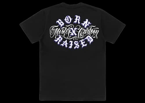 Born X Raised x Mister Cartoon Rocker Tee Black