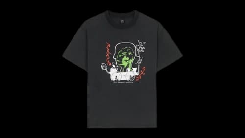 Brain Dead Alien Tractor T-shirt Washed Black
