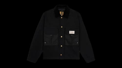 Brain Dead Cropped Chore Jacket Black