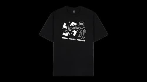 Brain Dead Freaks Against Fascists T-Shirt Black