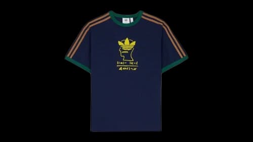 Brain Dead x adidas Logo Lockup T-Shirt Navy