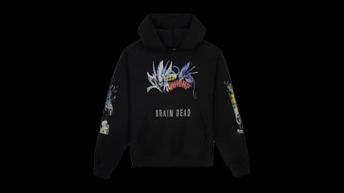 Brain Dead x Aliens Hoodie Black