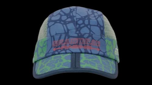 Brain Dead x Attaquer Folding Hat Blue/Multi