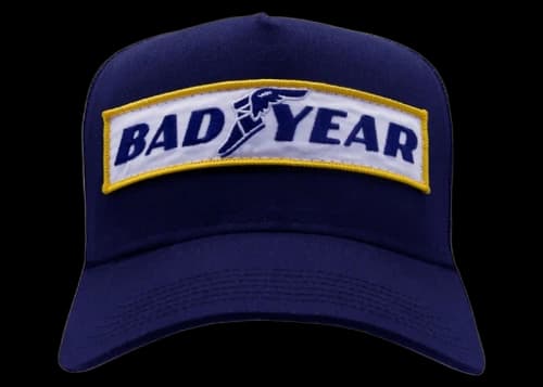 Bravest Studios Bad Year Trucker Hat Navy