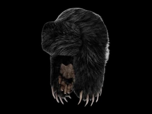 Bravest Studios Bear Claw Hat Black