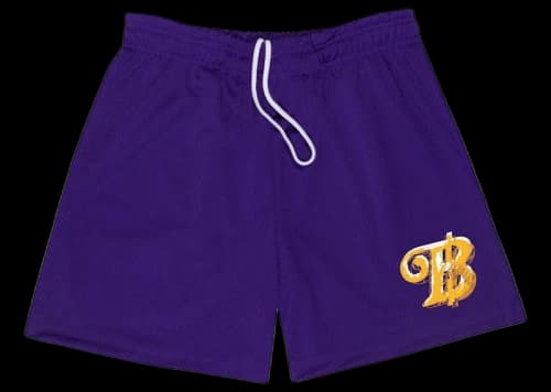 Bravest Studios B$ Shorts Purple
